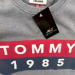 Tommy Jeans Bluza Męska Nadruk Logo Szara XS 34 EU - zdjęcie 2