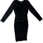 Roman Sukienka Welurowa Czarna M 38 EU - zdjęcie 1