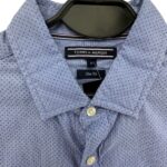 Tommy Hilfiger Koszula Męska Błękitna Slim Fit M 38 EU - zdjęcie 2