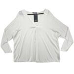 Dunnes Elegancka Bluzka Biała XXL 52 54 EU