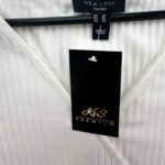 New Look Body Białe Prążkowane 52 EU - zdjęcie 2