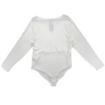 New Look Body Białe Prążkowane 52 EU - zdjęcie 3