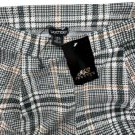 Boohoo Eleganckie Spodnie Damskie W Kratę Szerokie Nogawki S 36 EU - zdjęcie 2