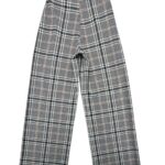 Boohoo Eleganckie Spodnie Damskie W Kratę Szerokie Nogawki S 36 EU - zdjęcie 3