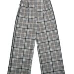 Boohoo Eleganckie Spodnie Damskie W Kratę Szerokie Nogawki S 36 EU - zdjęcie 1