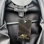 PrettyLittleThing Marynarka Damska Eko Skóra Czarna Oversize M 38 EU - zdjęcie 2