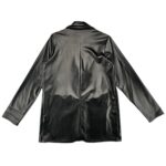 PrettyLittleThing Marynarka Damska Eko Skóra Czarna Oversize M 38 EU - zdjęcie 3