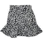 Nasty Gal Spódniczka Damska Czarno Biała Mini Falbana XS 34 EU - zdjęcie 3