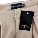 PrettyLittleThing Spodnie Damskie Beżowe Eleganskie M 38 EU - zdjęcie 2