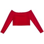 HM Divided Damski Krótki Top Czerwony M 38 EU - zdjęcie 3