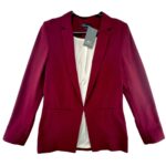 New Look Marynarka Damska Bordowa M 38 EU - zdjęcie 1