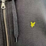 Lyle Scott Czarna Bluza Rozpinana M 38 EU - zdjęcie 2