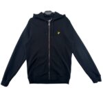 Lyle Scott Czarna Bluza Rozpinana M 38 EU - zdjęcie 1