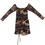 Femme Luxe Sukienka Renesans Dopasowana S 36 EU - zdjęcie 3