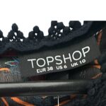 Topshop Bluzka Damska Boho Z Koronką Wzorzysta M 38 EU - zdjęcie 2