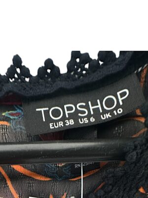Topshop Bluzka Damska Boho Z Koronką Wzorzysta M 38 EU - zdjęcie 2