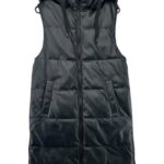 Primark Kamizelka Pikowana Z Kapturem Damska Czarna XS 34 EU - zdjęcie 1