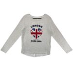 Springfield Bluza Damska Szara Z Haftem London S 36 EU