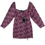 PrettyLittleThing Sukienka W Kwiaty Różowe M 38 EU