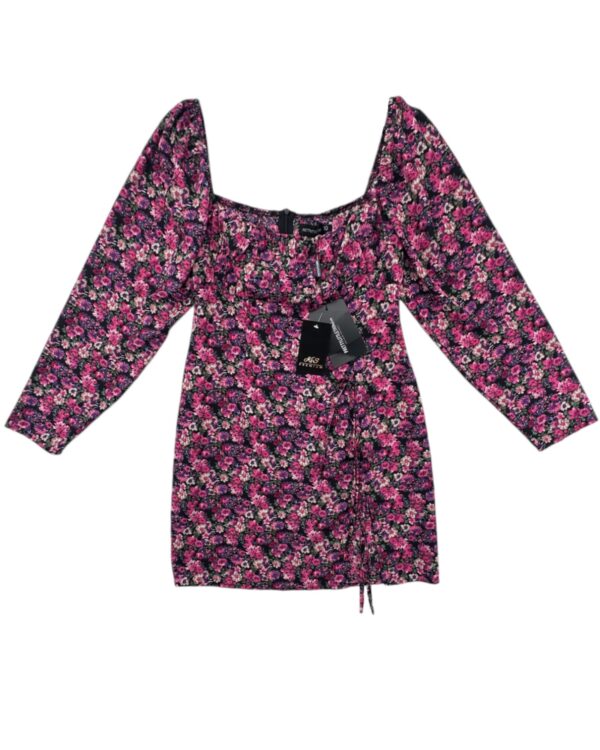 PrettyLittleThing Sukienka W Kwiaty Różowe M 38 EU