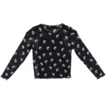 Primark Bluzka Dziecięca Z Siateczki Top Czarna Yin Yang 7 8 Lat 128 CM - zdjęcie 3