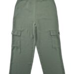 FF Spodnie Damskie Zielone Cargo M 38 EU - zdjęcie 1