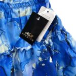 New Collection Spódnica Z Falbanami Niebieska One Size - zdjęcie 2