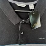 Koszulka Polo Calvin Klein Męska Czarna XL 42 EU - zdjęcie 3