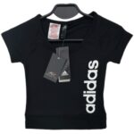 Adidas Koszulka Dziecięca Sportowa Czarna 110 CM 4 5 Lat - zdjęcie 1