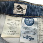 Wrangler Mom Straight Jeansy Damskie XS 34 EU W26 L32 - zdjęcie 3