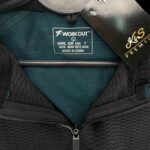 Workout Bluza Sportowa Z Kapturem Damska Turkusowo Czarna L 40 42 44 EU - zdjęcie 2