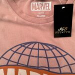 Marvel Koszulka Męska z Logo Brudny Róż XXL 44 EU - zdjęcie 2