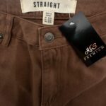 New Look Jeansy Męskie Straight Brązowe 30/32 40R EU - zdjęcie 2