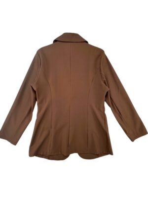 Brązowy Elegancki Żakiet Damski 4XL - zdjęcie 2