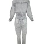 George Kombinezon Jeansowy Szary XL 42 EU - zdjęcie 3