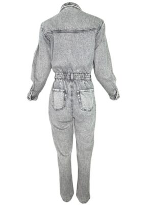 George Kombinezon Jeansowy Szary XL 42 EU - zdjęcie 3