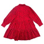 Capsule Sukienka Czerwona Wzorzysta Rozkloszowana 4XL 48 EU - zdjęcie 3