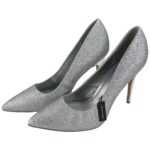 New Look Szpilki Damskie Srebrne Brokatowe R. 41 EU