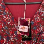 Joe Browns Sukienka Damska Bordowa Wzorzysta XXXXL 48 EU - zdjęcie 2
