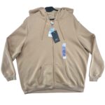 Primark Beżowa Bluza z Kapturem Zapinana na Zamek XXL 50 52 EU - zdjęcie 1