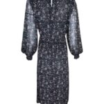 New Look Sukienka Maxi Czarna W Kwiaty M 38 EU - zdjęcie 2