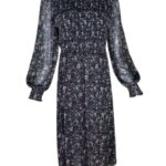 New Look Sukienka Maxi Czarna W Kwiaty M 38 EU - zdjęcie 1