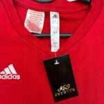 Adidas Koszulka Młodzieżowa Czerwona Logo 11 12 Lat 152 CM - zdjęcie 2