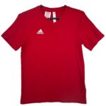 Adidas Koszulka Młodzieżowa Czerwona Logo 11 12 Lat 152 CM - zdjęcie 1