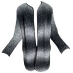 Tommy Hilfiger Płaszcz Wełniany Damski Szary Ombre S 36 EU - zdjęcie 3