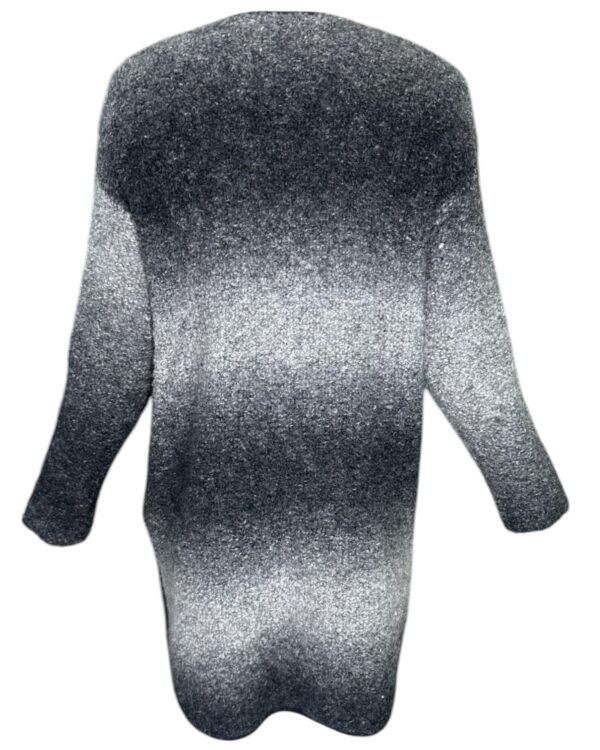 Tommy Hilfiger Płaszcz Wełniany Damski Szary Ombre S 36 EU