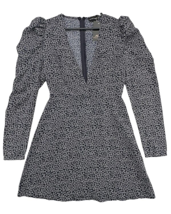 PrettyLittleThing Sukienka Damska Granatowa W Kwiatki M 38 EU