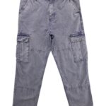 Asos Jeansy Męskie Fioletowe Vintage Sprane Cargo M W32 L30 - zdjęcie 1