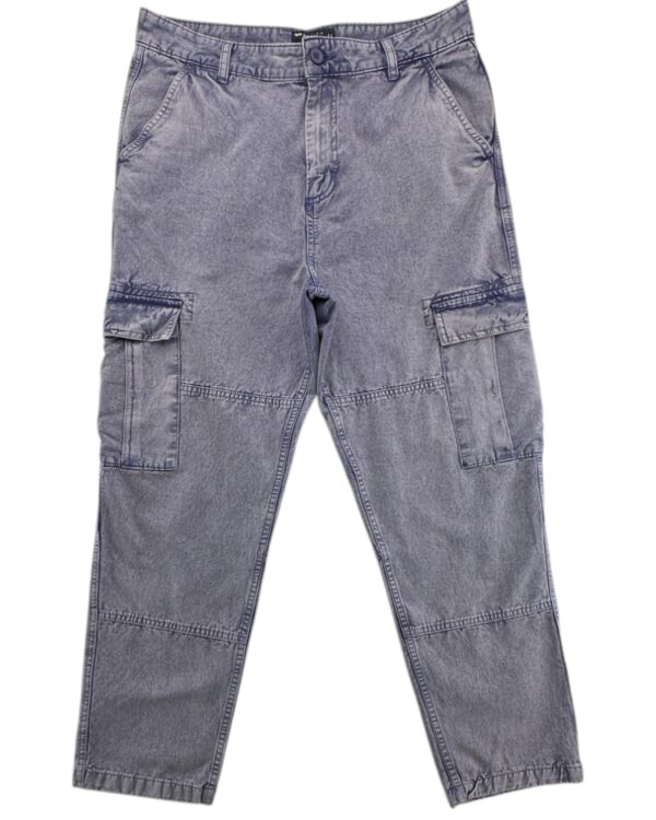 Asos Jeansy Męskie Fioletowe Vintage Sprane Cargo M W32 L30