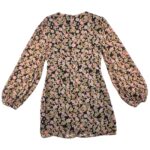 Nasty Gal Sukienka Czarna Kwiatowy Wzór L 40 EU - zdjęcie 3